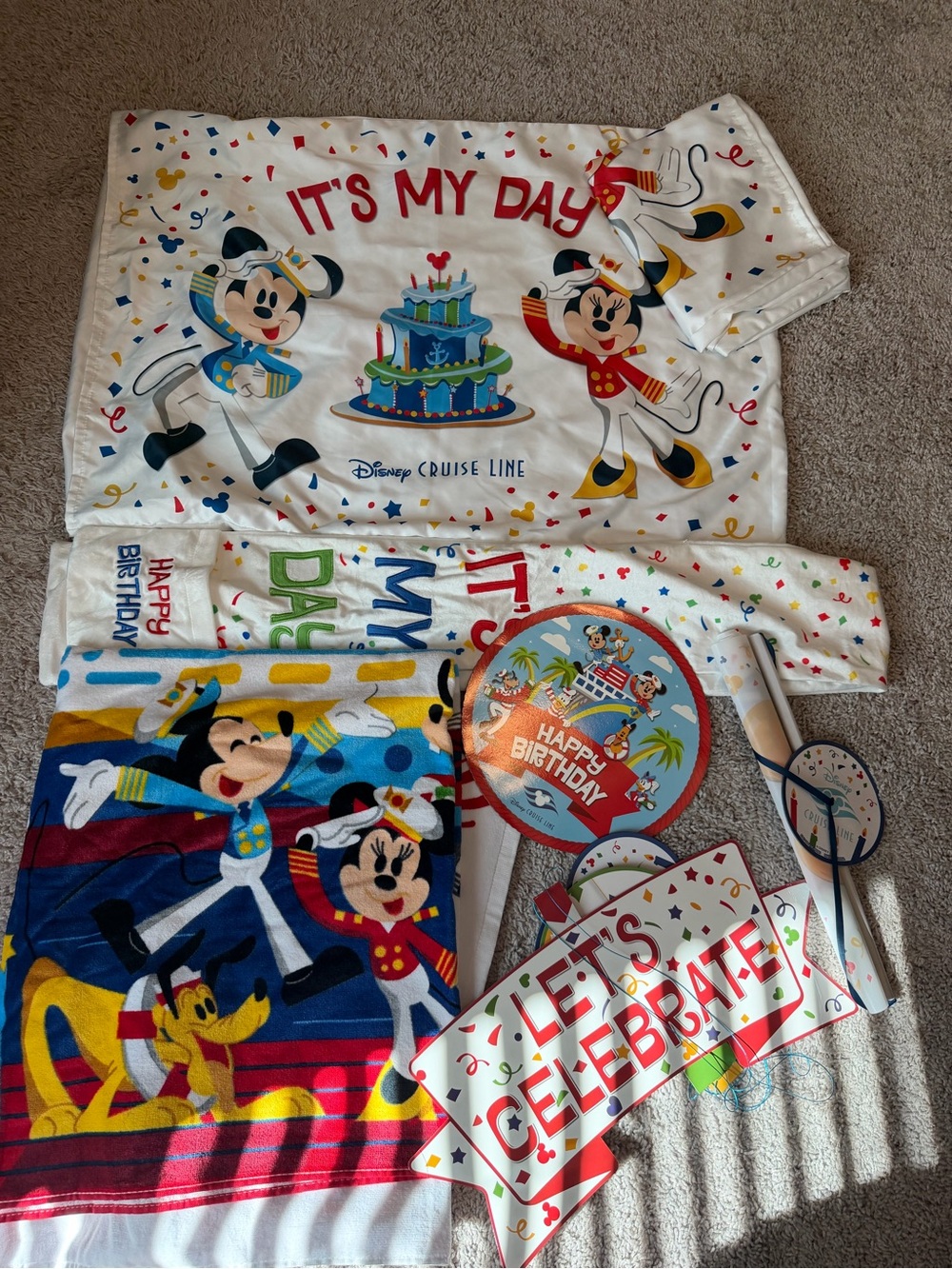 Disney Cruise Line Birthday Decor Bundle